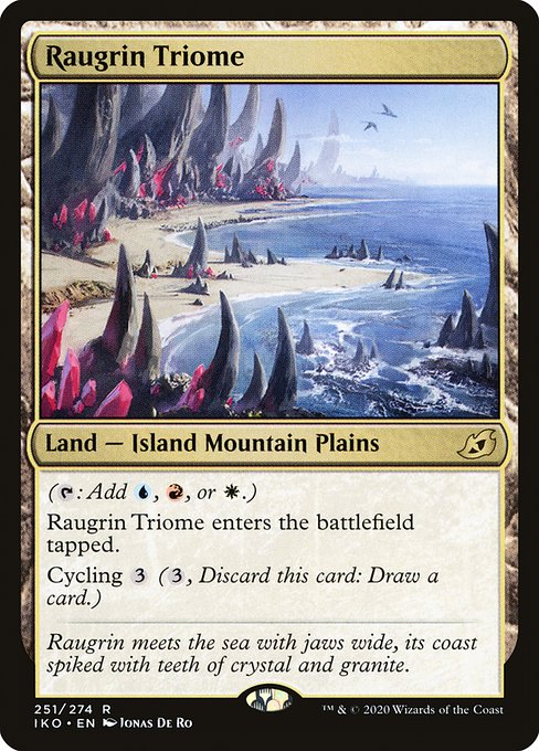 Raugrin Triome, art by Jonas De Ro