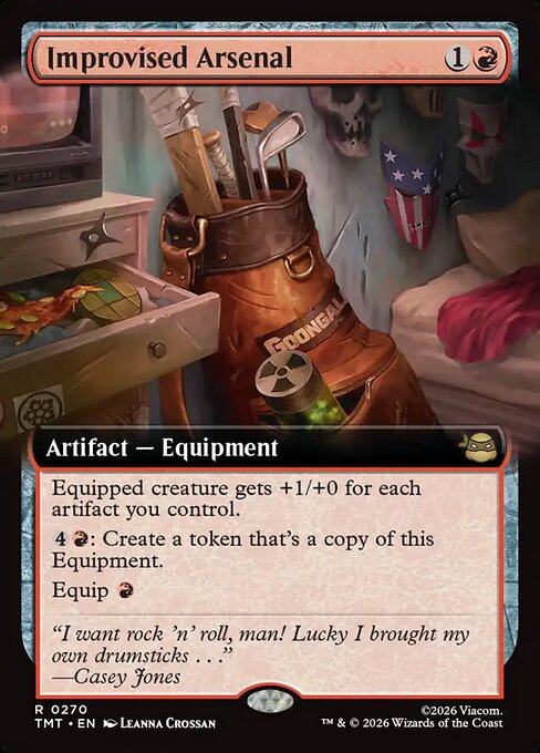 Improvised Arsenal, art by Leanna Crossan