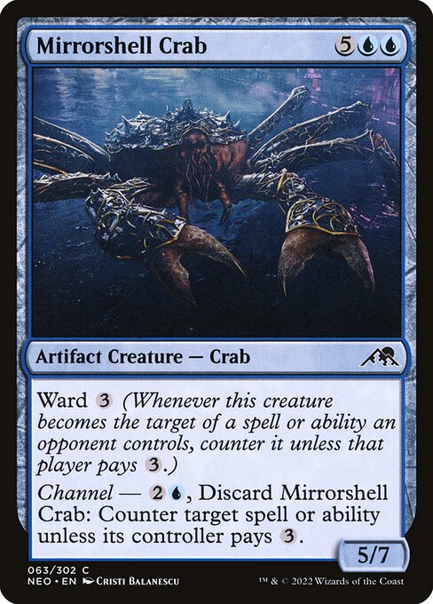 Mirrorshell Crab, art by Cristi Balanescu
