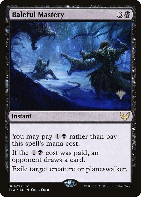 Baleful Mastery, art by Chris Cold