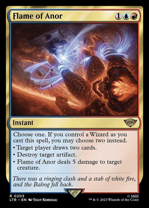 Flame of Anor, art by Yigit Koroglu