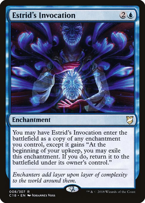 Estrid's Invocation, art by Johannes Voss