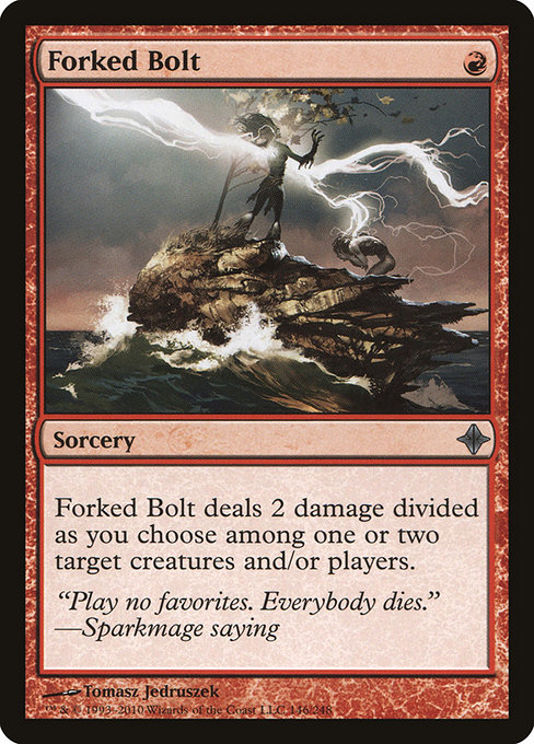 Forked Bolt, art by Tomasz Jedruszek