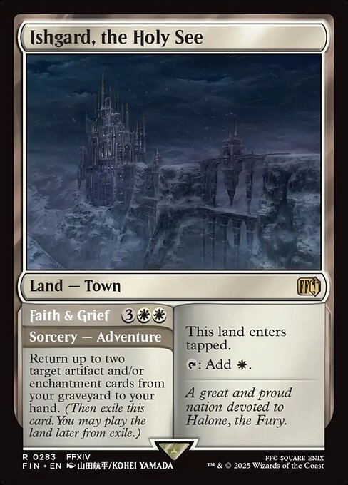 Ishgard, the Holy See // Faith & Grief, art by KOHEI YAMADA