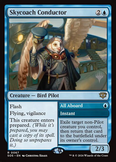 Skycoach Conductor // All Aboard, art by Christina Kraus