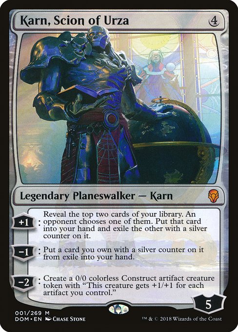 Karn, Scion of Urza, art by Chase Stone