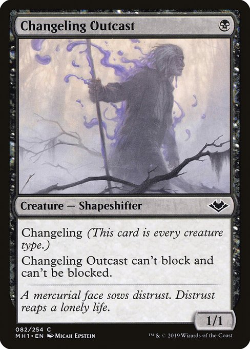 Changeling Outcast, art by Micah Epstein