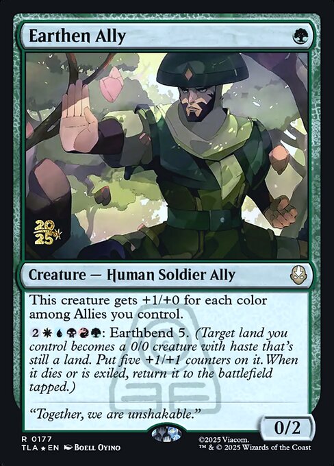 Earthen Ally, art by Boell Oyino