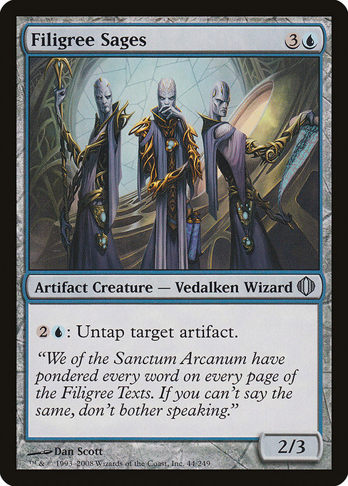 Filigree Sages, art by Dan Murayama Scott