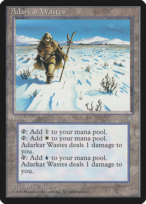 Adarkar Wastes, art by Mike Raabe
