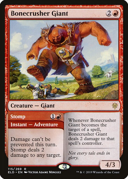 Bonecrusher Giant // Stomp, art by Victor Adame Minguez