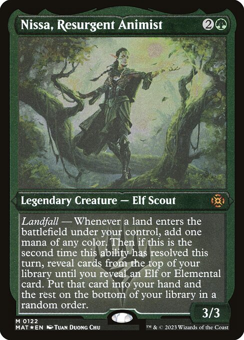 Nissa, Resurgent Animist, art by Tuan Duong Chu