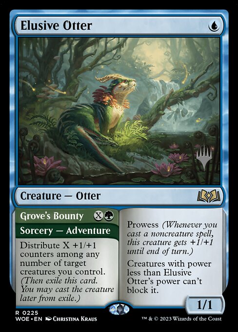 Elusive Otter // Grove's Bounty, art by Christina Kraus