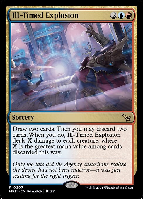 Ill-Timed Explosion, art by Aaron J. Riley