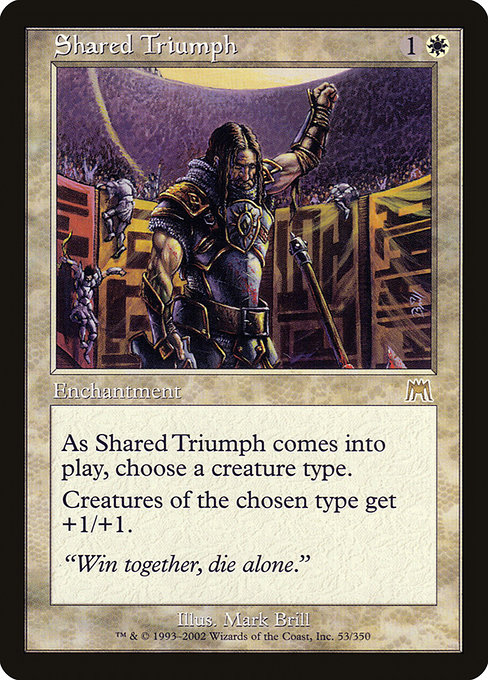 Shared Triumph, art by Mark Brill