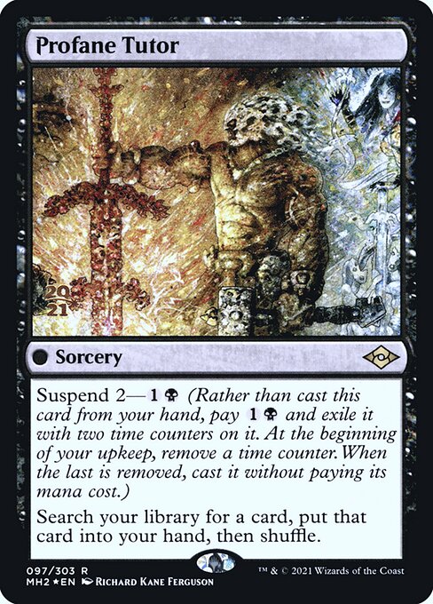 Profane Tutor, art by Richard Kane Ferguson