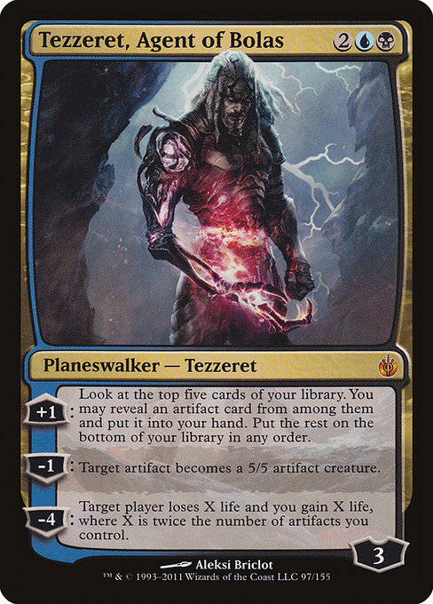 Tezzeret, Agent of Bolas, art by Aleksi Briclot
