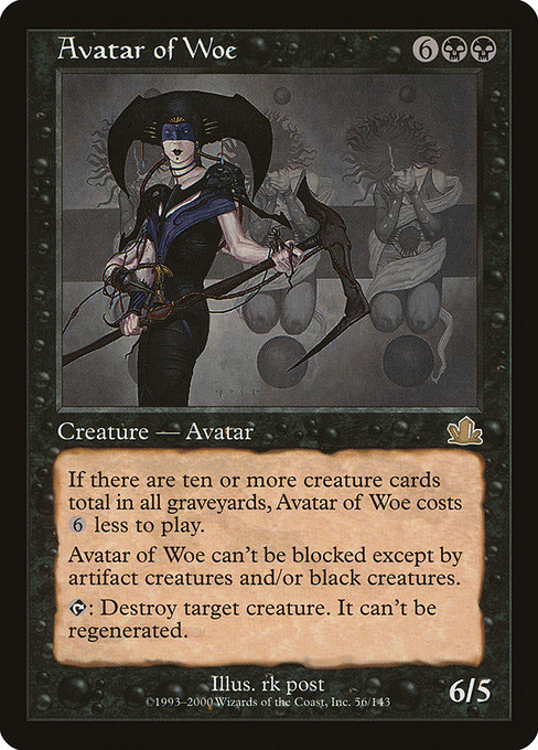 Avatar of Woe, art by rk post