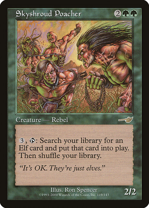 Skyshroud Poacher, art by Ron Spencer