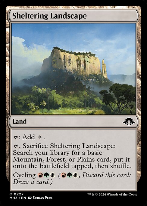 Sheltering Landscape, art by Erikas Perl