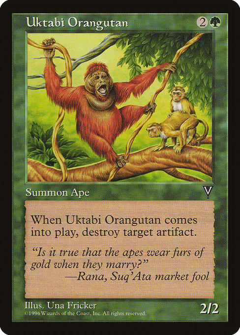 Uktabi Orangutan, art by Una Fricker