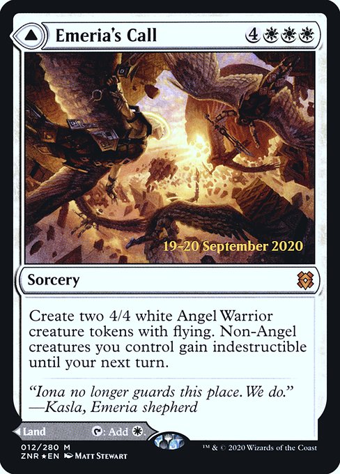 Emeria's Call // Emeria, Shattered Skyclave, art by Matt Stewart