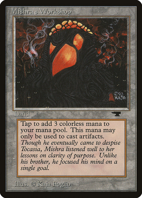 Mishra's Workshop, art by Kaja Foglio
