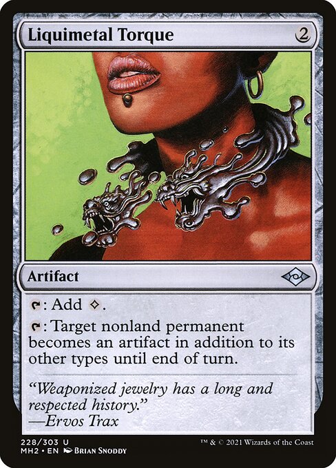 Liquimetal Torque, art by Brian Snõddy