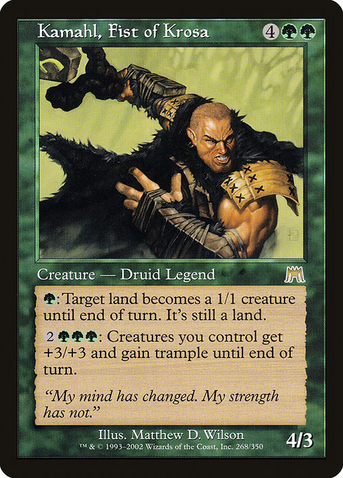 Kamahl, Fist of Krosa, art by Matthew D. Wilson