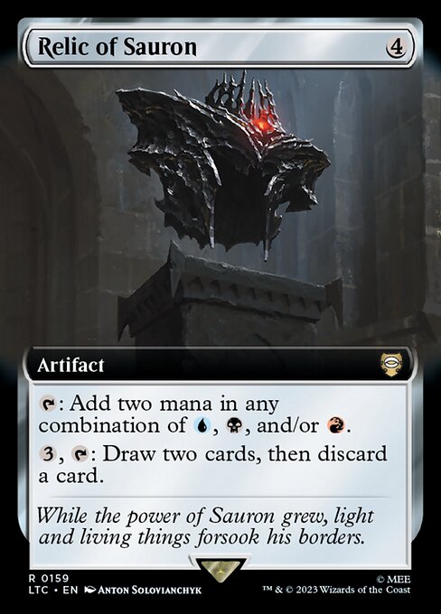 Relic of Sauron, art by Anton Solovianchyk