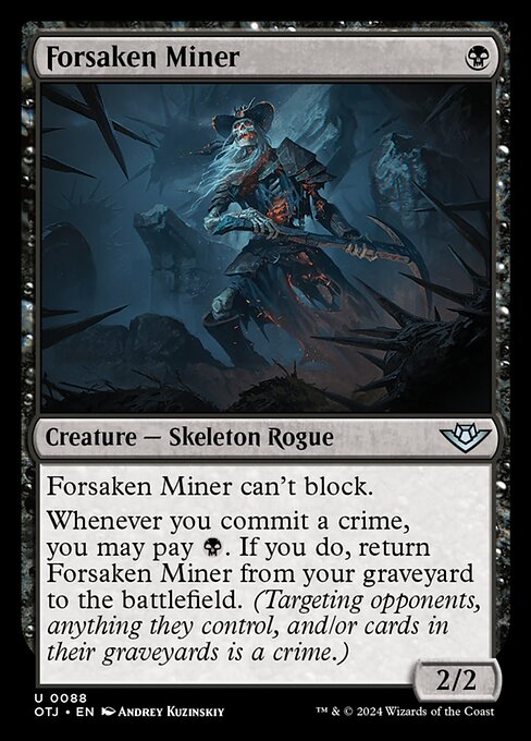 Forsaken Miner, art by Andrey Kuzinskiy