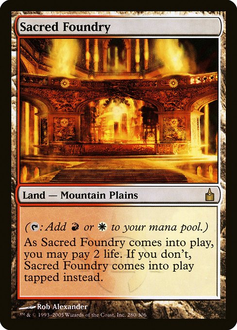 Sacred Foundry, art by Rob Alexander