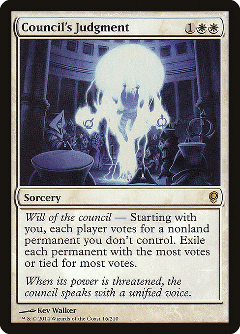Council's Judgment, art by Kev Walker
