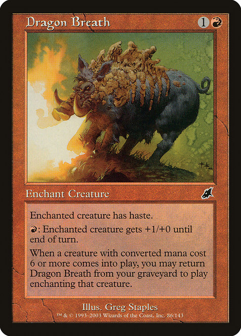 Dragon Breath, art by Greg Staples