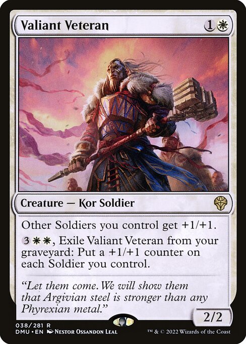 Valiant Veteran, art by Néstor Ossandón Leal