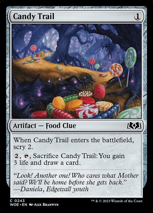 Candy Trail, art by Alix Branwyn
