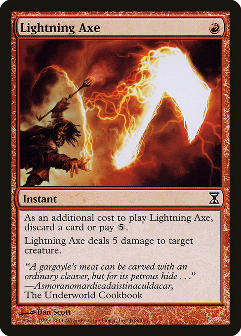 Lightning Axe, art by Dan Murayama Scott