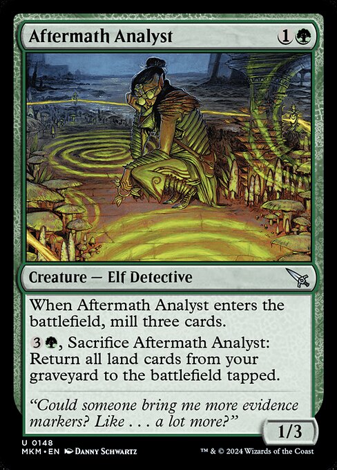 Aftermath Analyst, art by Danny Schwartz