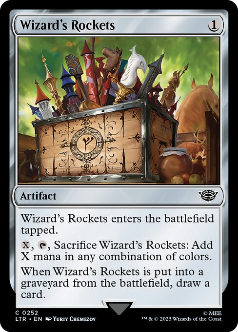 Wizard's Rockets, art by Yuriy Chemezov