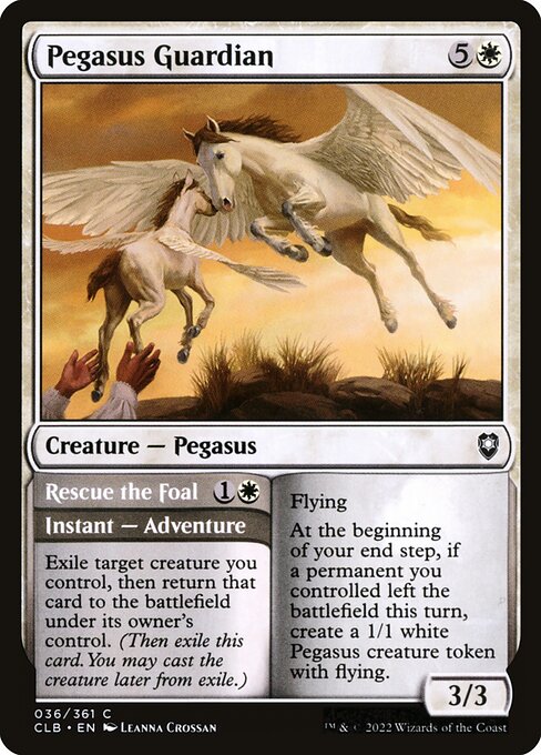 Pegasus Guardian // Rescue the Foal, art by Leanna Crossan