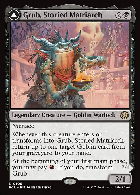 Grub, Storied Matriarch // Grub, Notorious Auntie, art by Jesper Ejsing