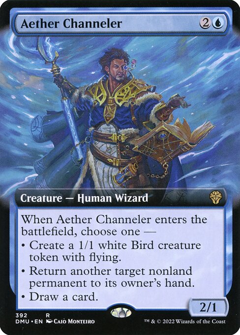 Aether Channeler, art by Caio Monteiro