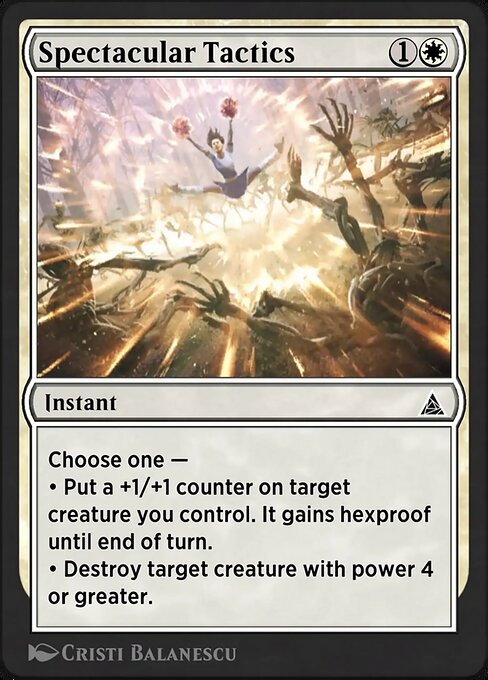 Spectacular Tactics, art by Cristi Balanescu