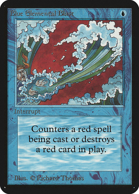 Blue Elemental Blast, art by Richard Thomas