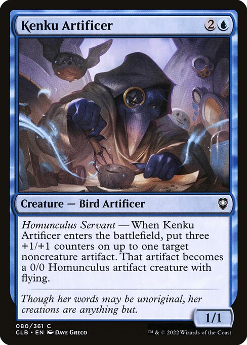 Kenku Artificer, art by Dave Greco