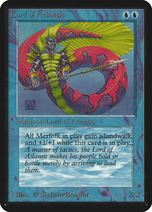 Lord of Atlantis, art by Melissa A. Benson