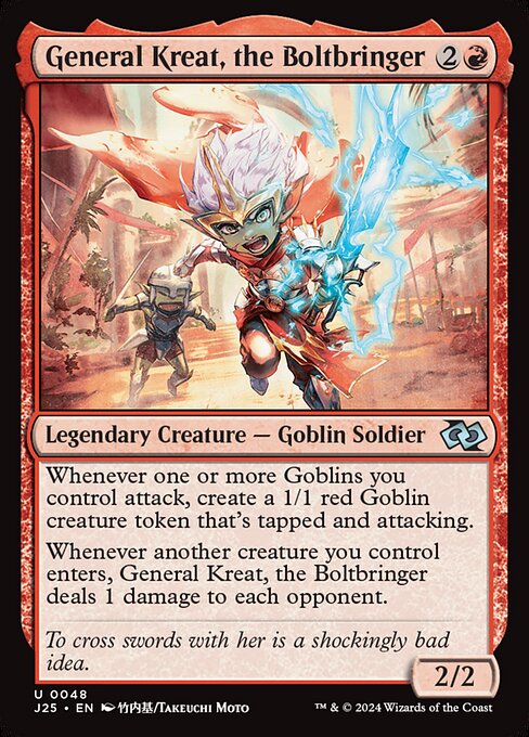 General Kreat, the Boltbringer, art by Takeuchi Moto