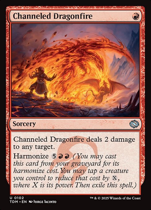 Channeled Dragonfire, art by Jorge Jacinto