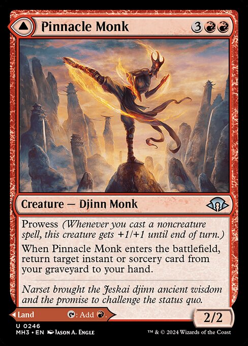 Pinnacle Monk // Mystic Peak, art by Jason A. Engle