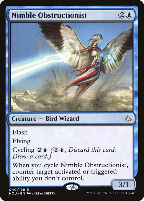 Nimble Obstructionist, art by Shreya Shetty